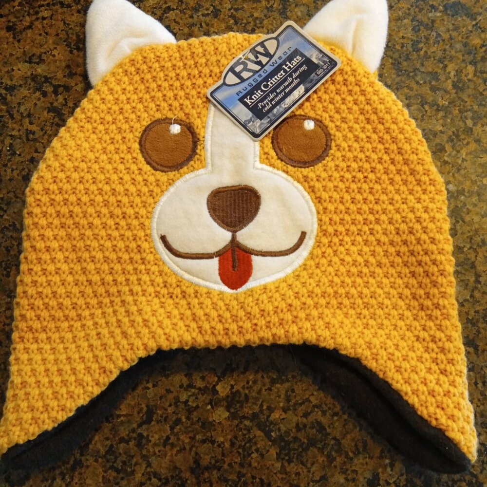 Corgi Knit Winter Hat